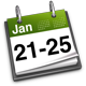 21st - 25th January